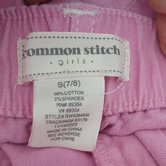 Stylish Pink Cargo Joggers for Girls - Picture 2 of 5